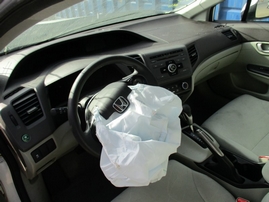 2012 HONDA CIVIC LX WHITE 4DR 1.8L VTEC AT A16325